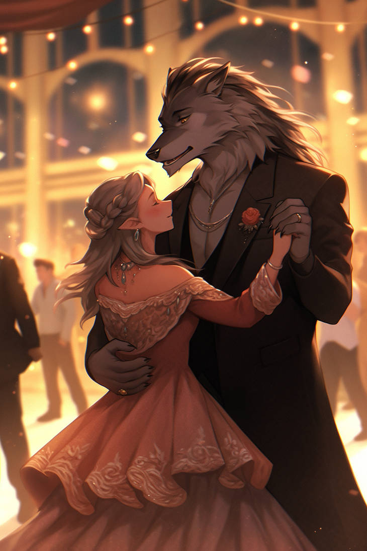 Fancy Wolf and Elf Dancing by ChrisD19 on DeviantArt