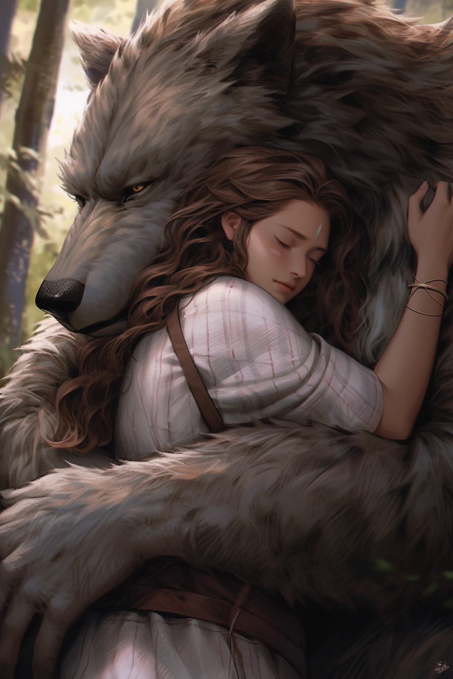 Fluffy Werewolf Hug by ChrisD19 on DeviantArt
