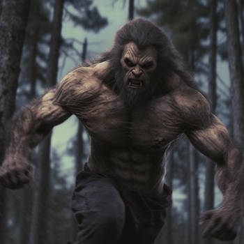 Photorealistic Werewolf Man