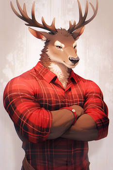 Handsome Deer Guy [Sold]