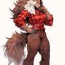 Beefy Female Werewolf [Closed]