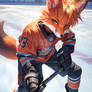 Young Fox Hockey Player [Closed]