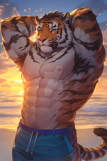 Buff Tiger at Beach [Open]