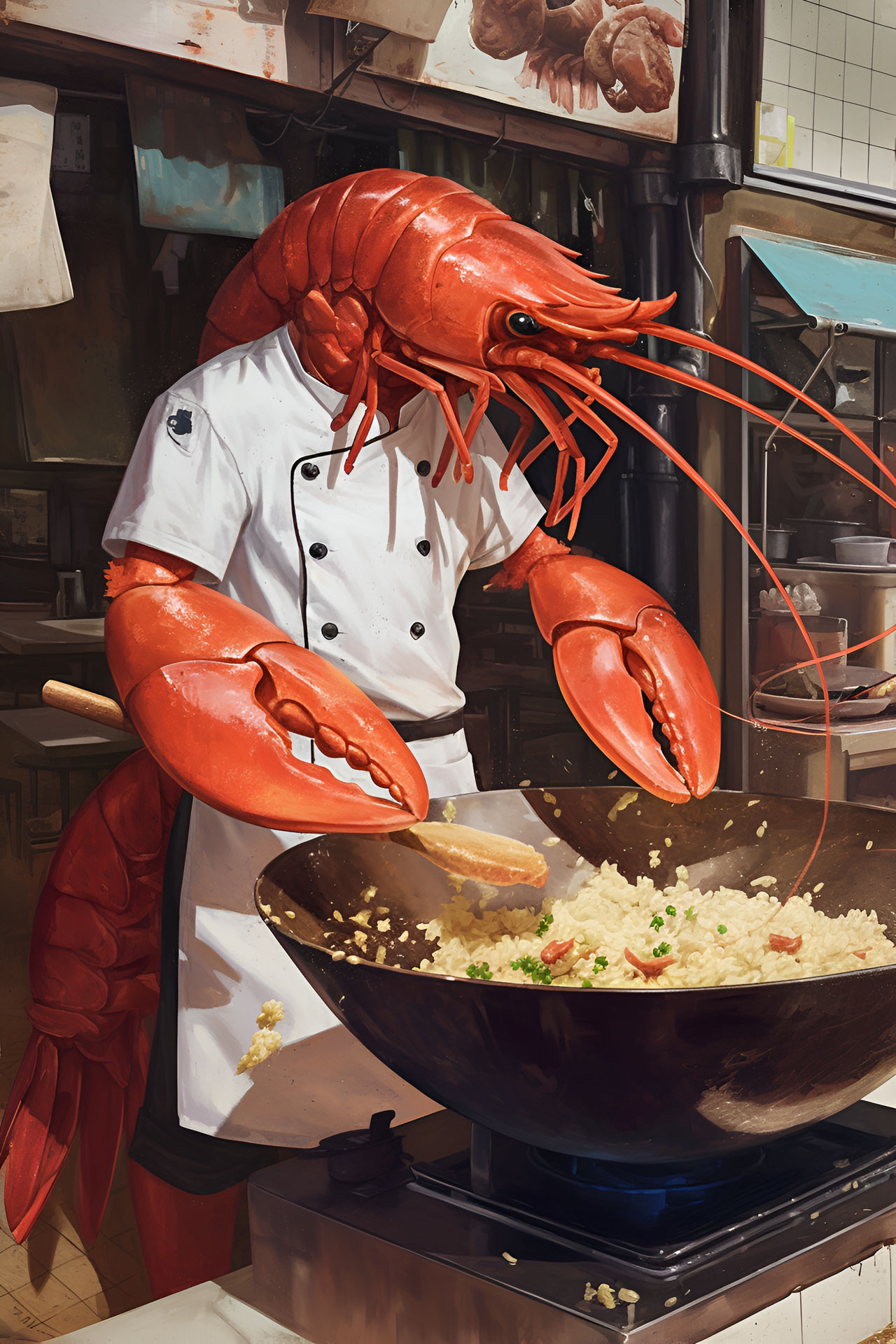 Shrimp Fried Rice by ChrisD19 on DeviantArt