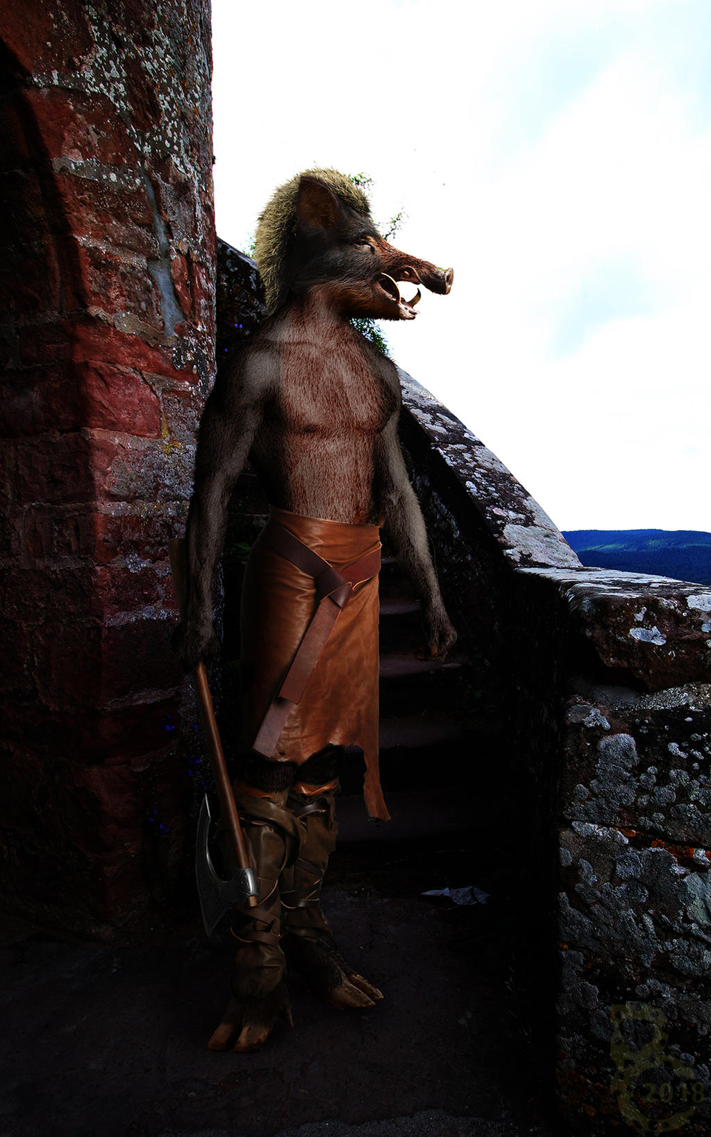 Deviantart Pythos Werewolf Wereboar Defender by pythos-cheetah on DeviantArt