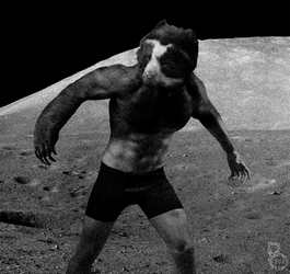 Giant Werebears on the Moon!