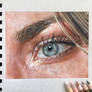 finished eye drawing