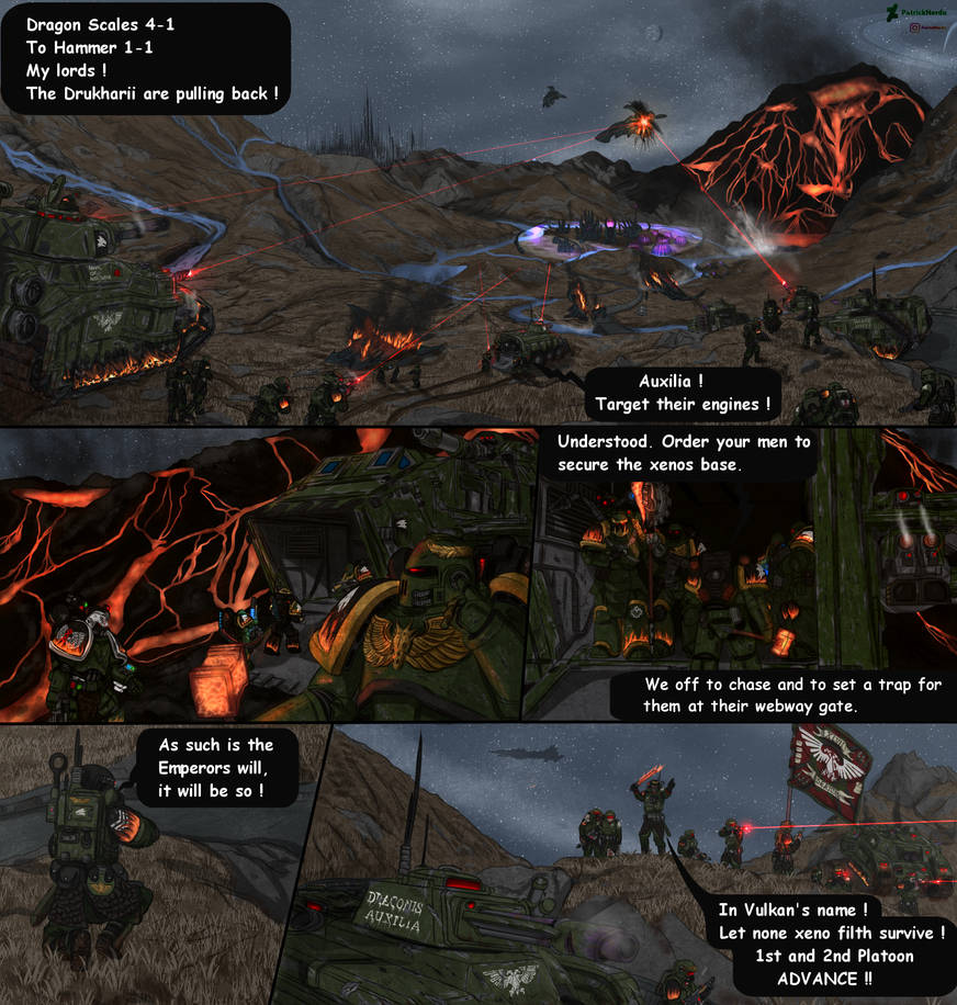 Warhammer 40k - Salamanders and Auxilia by PatrickNerdu on DeviantArt