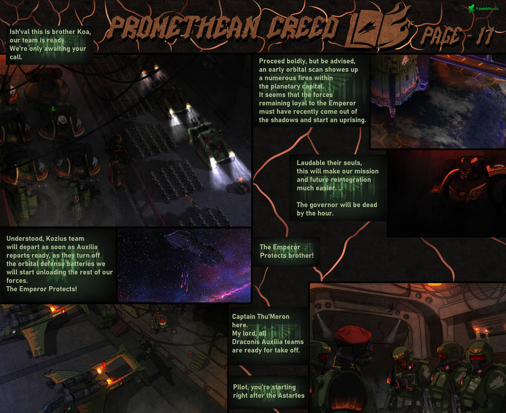 Warhammer 40k - Promethean Creed page II by PatrickNerdu on DeviantArt