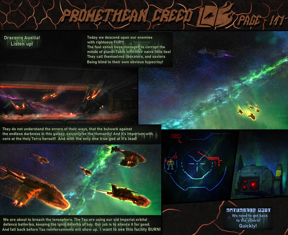 Warhammer 40k - Promethean Creed page III by PatrickNerdu on DeviantArt
