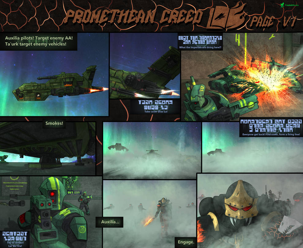 Warhammer 40k - Promethean Creed page VI by PatrickNerdu on DeviantArt