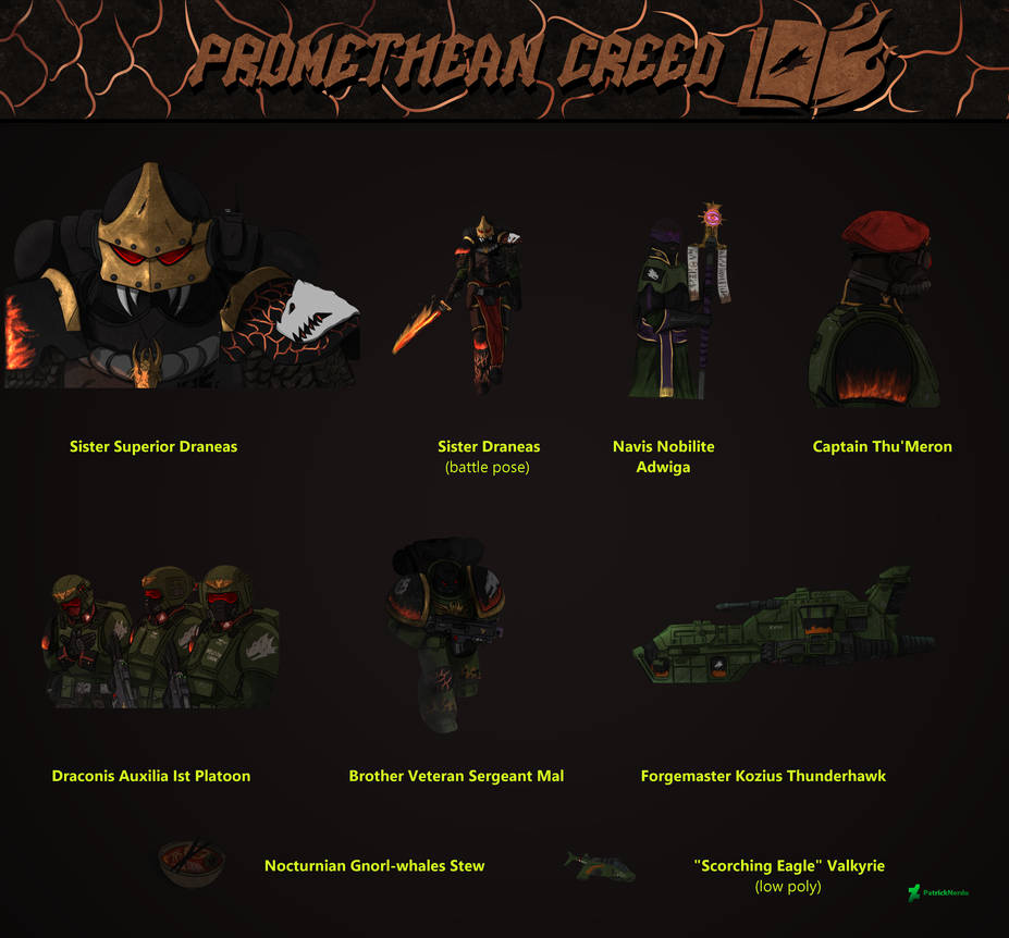 Warhammer 40k - Promethean Creed Imperial Doodles by PatrickNerdu on ...