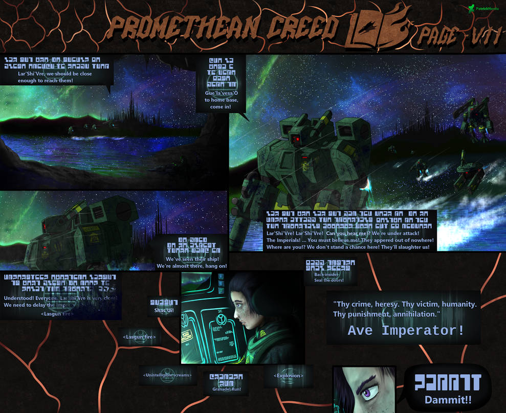 Warhammer 40k - Promethean Creed page VII by PatrickNerdu on DeviantArt