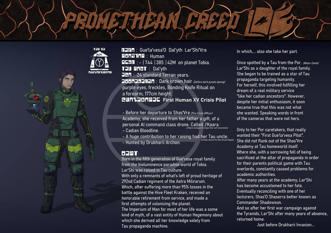 Warhammer 40k - Gue'Vesa Lar'Shi in XV8 by PatrickNerdu on DeviantArt