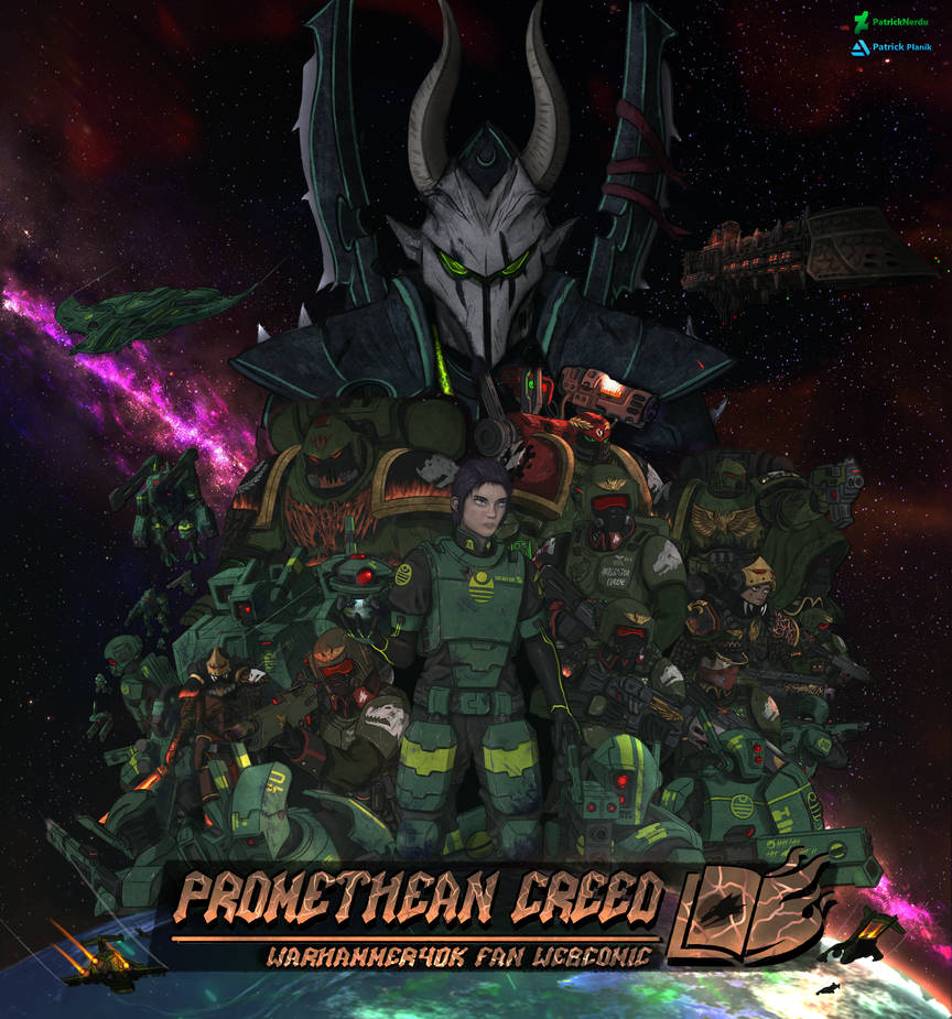 Warhammer 40k - Promethean Creed Cover by PatrickNerdu on DeviantArt
