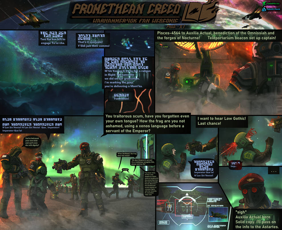 Warhammer 40k - Promethean Creed page XI by PatrickNerdu on DeviantArt