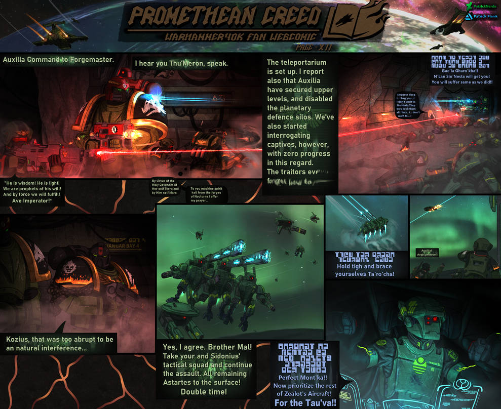Warhammer 40k - Promethean Creed page XII by PatrickNerdu on DeviantArt