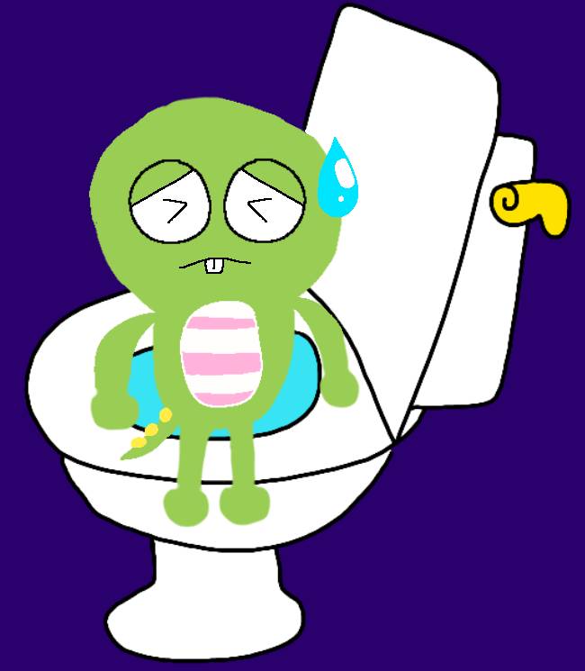 Gachapin Constipated Sweaty Toilet by GP555777 on DeviantArt