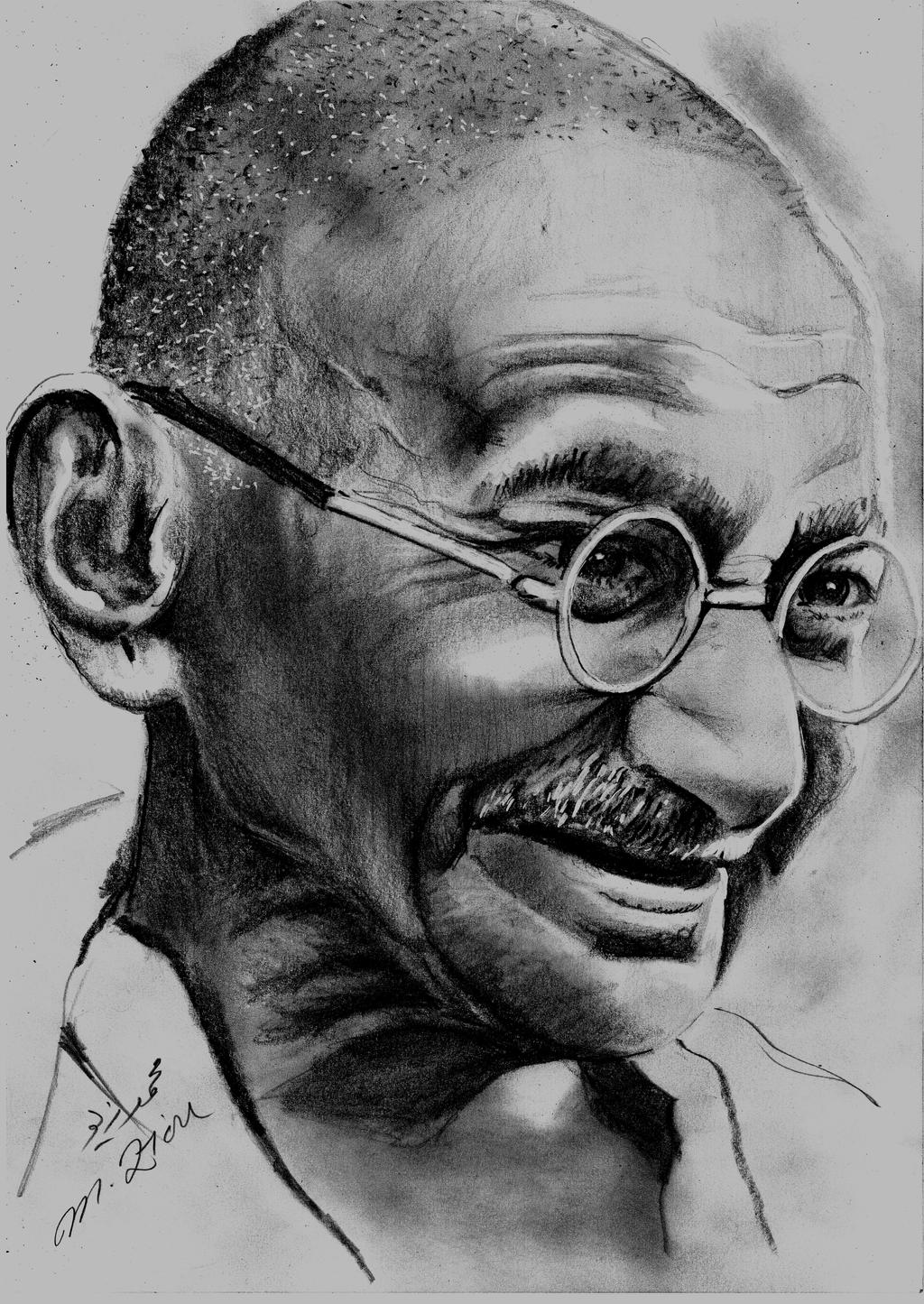 Ghandhi by Mohamed Ziou