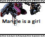 Mangle is a girl