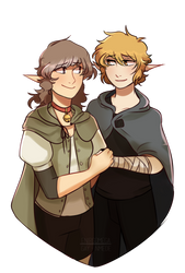 felicity and rune (artfight)