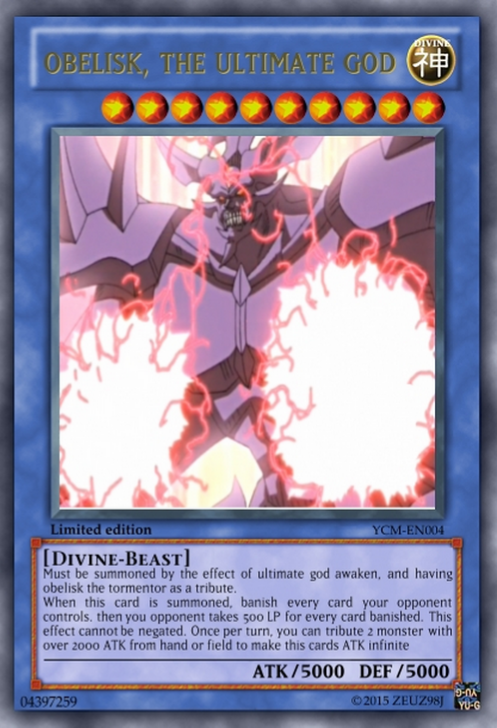 yugioh ultimate god card slifer the sky dragon divine beast revived holo S074 Yu Gi Oh Legendary Collection