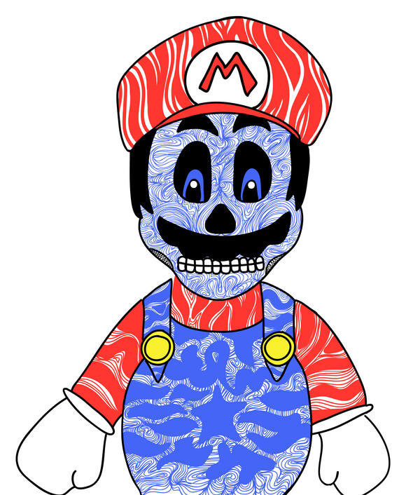 Small Blue Mario Blue Mario by YoAdrienne on DeviantArt