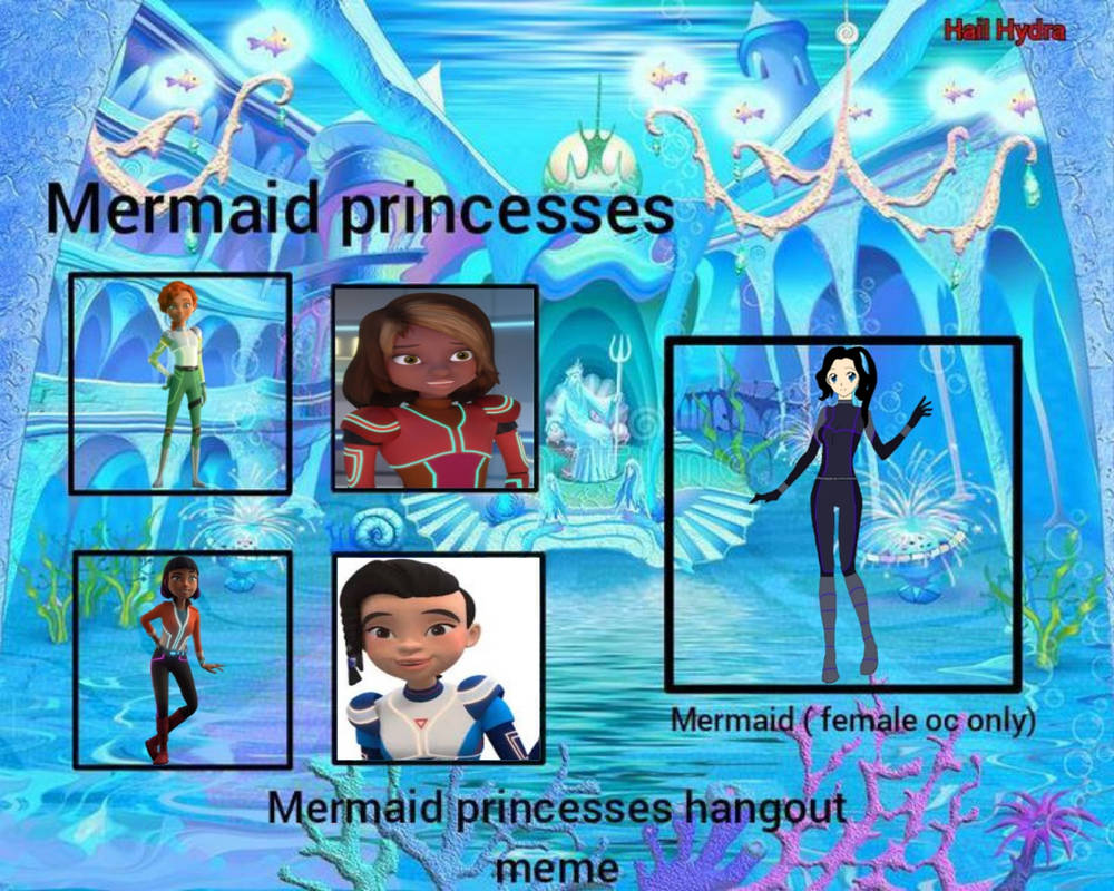 Space Nova Mermaid princesses hangout by MissRapper06 on DeviantArt