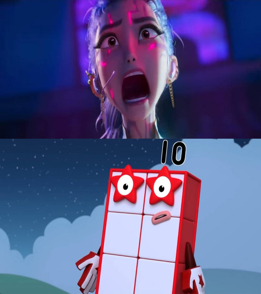 Numberblock 10 reacts to Rumi's meltdown by MissRapper06 on DeviantArt