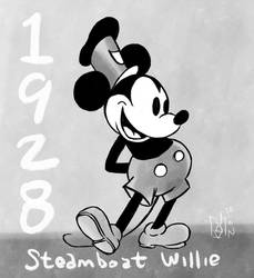 Mickey Mouse - Steamboat Willie