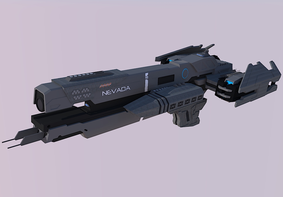 Halo Frigate UNSC Nevada (Test Render)