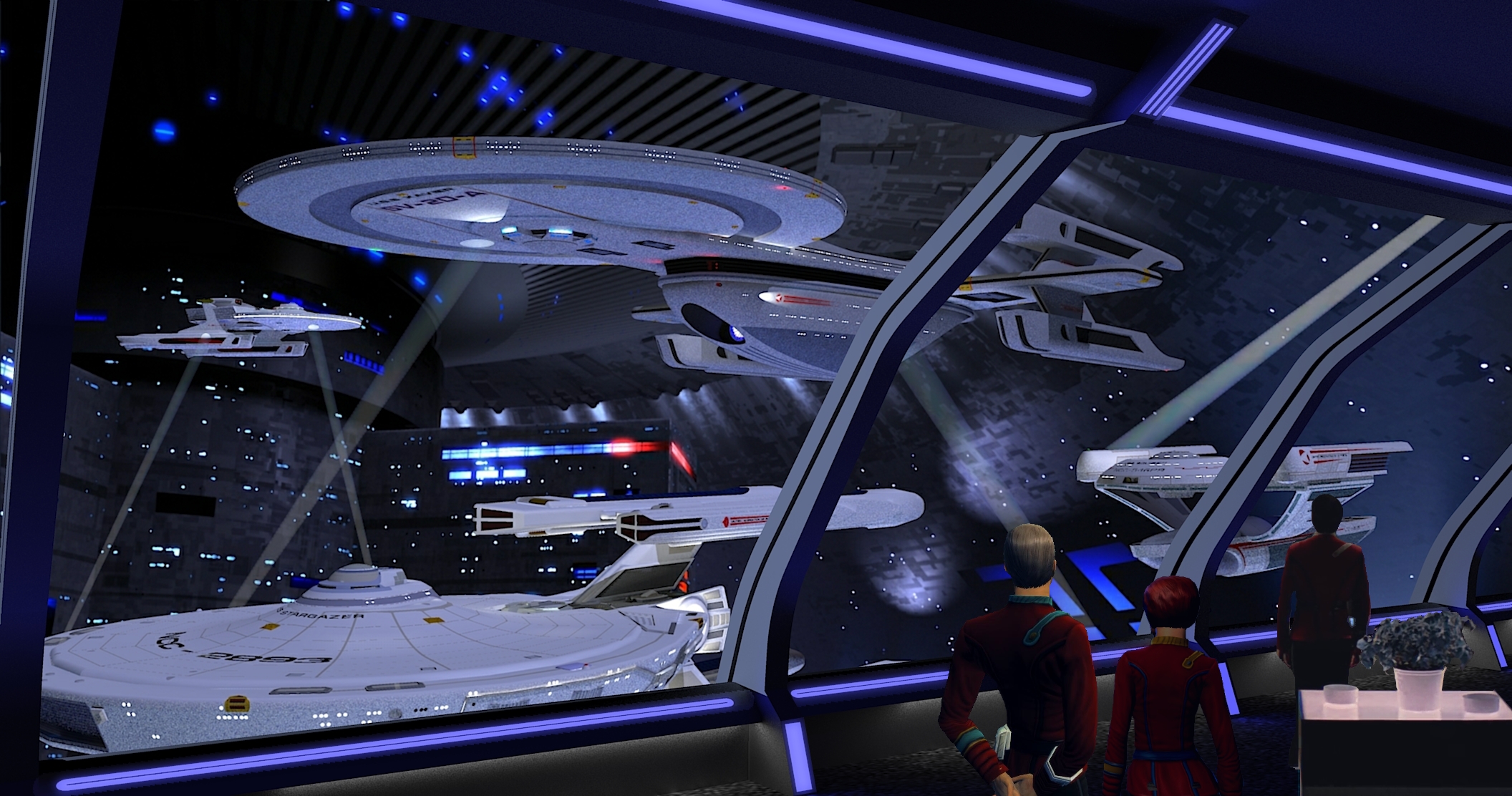 A Spacedock view.