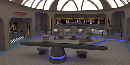 Star Trek Bridge Concept 1: Normal alert