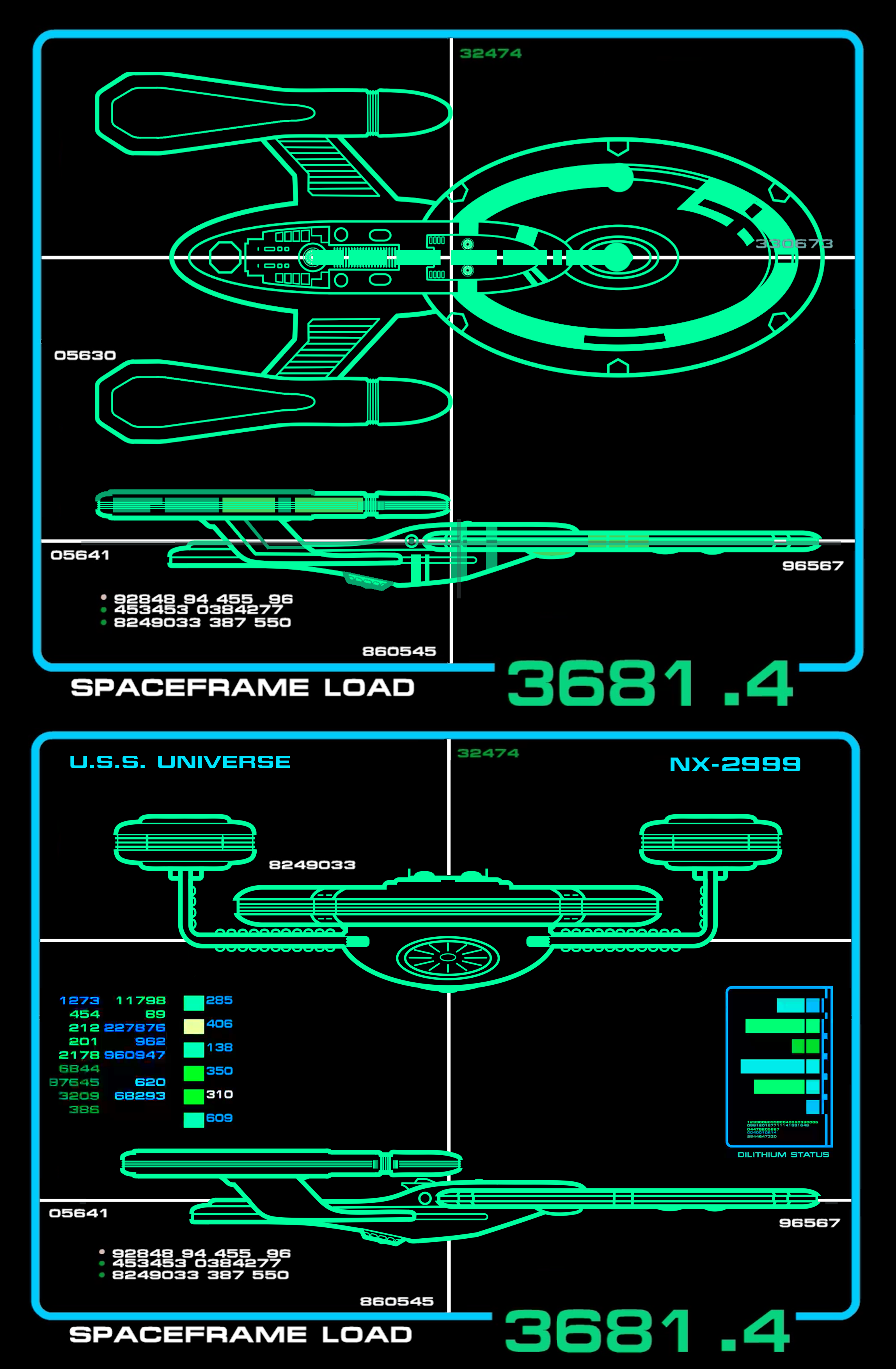 U.S.S. Universe LCARS Plans by Scifi-Shipyards on DeviantArt