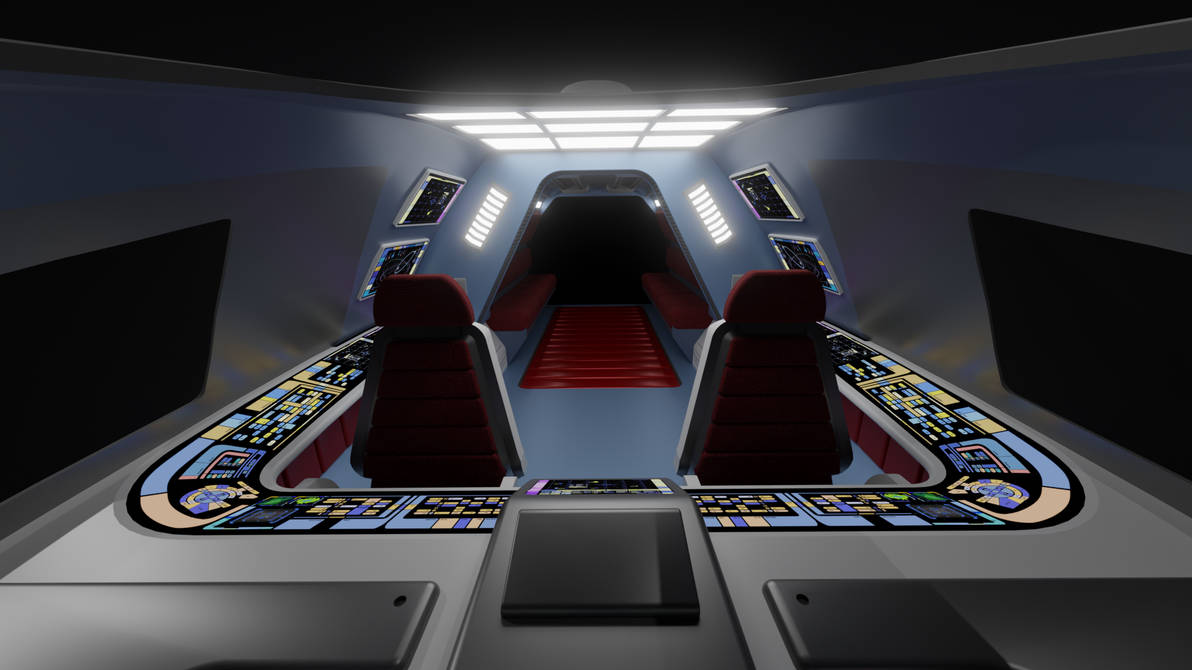 Star Trek Shuttlecraft interior by Scifi-Shipyards on DeviantArt