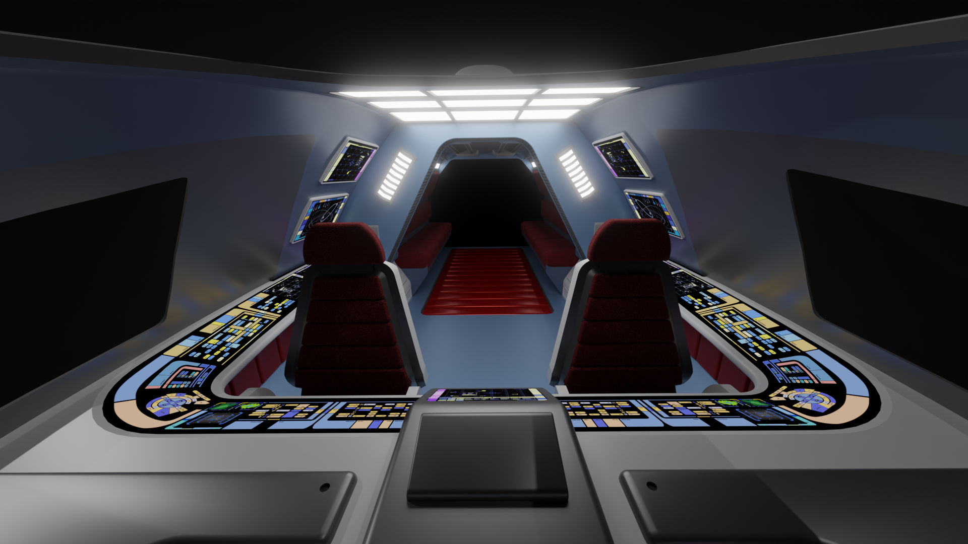 Star Trek Shuttlecraft interior by Scifi-Shipyards on DeviantArt