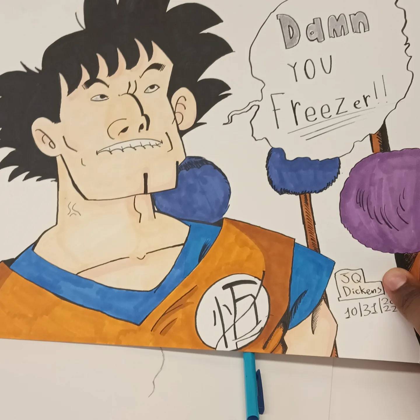 Namek Dc Goku (Namek Saga) Fan art by JaqAnimates on DeviantArt