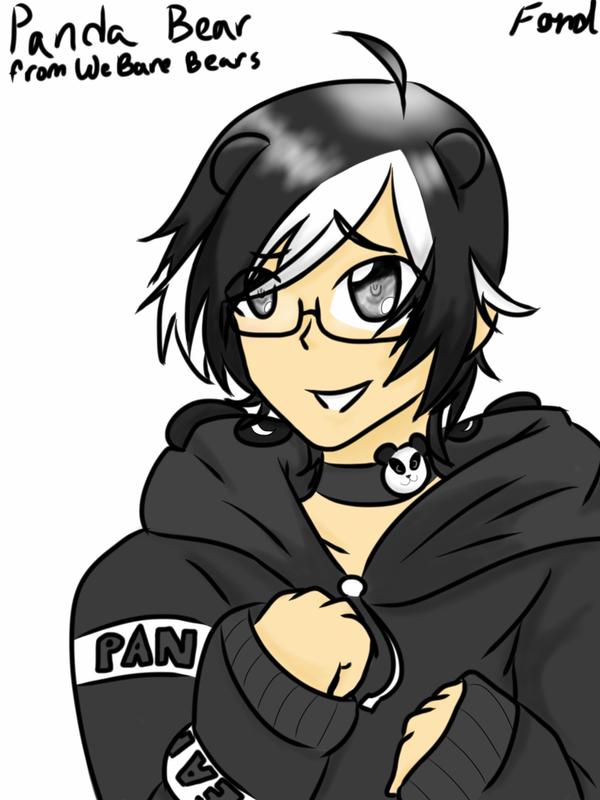 picture We Bare Bears Panda Drawing Anime panda bear anime version from we bare
