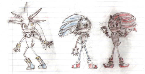 sonic, shadow and silver