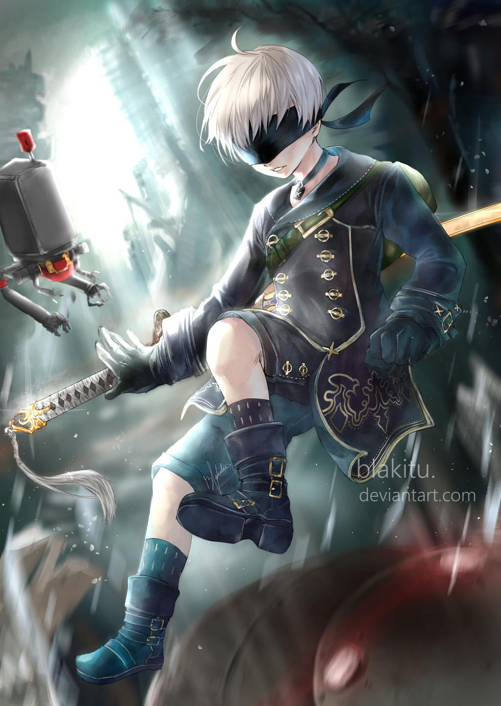9s-Nier Automata by blakitu on DeviantArt