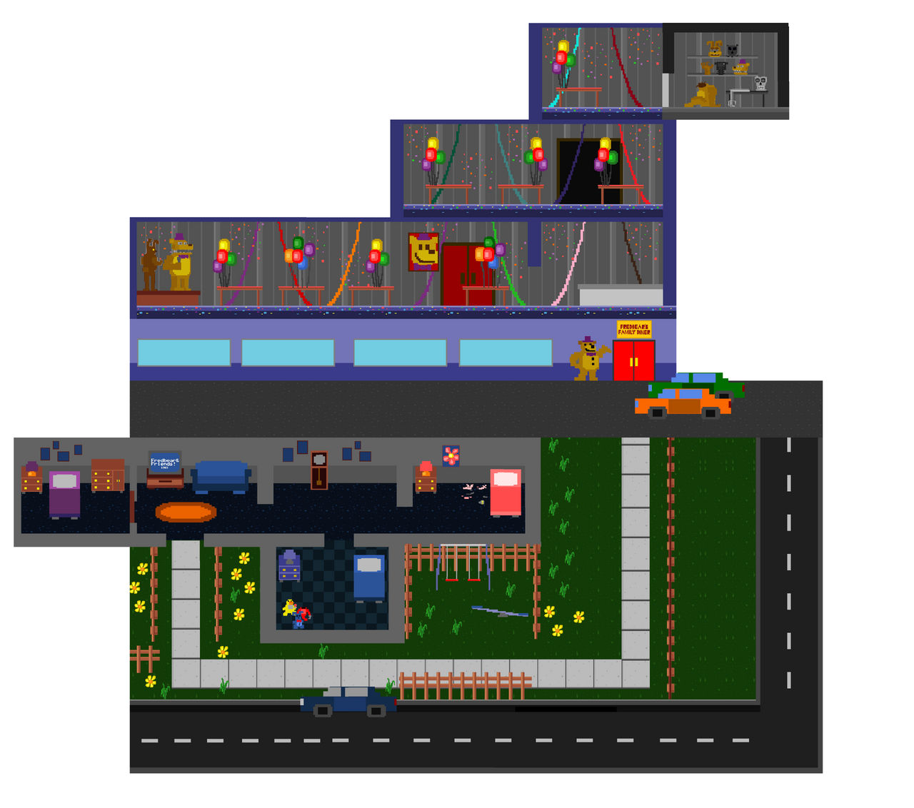 Fnaf 4 Map Blender Fnaf 4 Full Map Models DEFJKX fnaf-4-map-blender-fnaf-4-full-map-models-defjkx