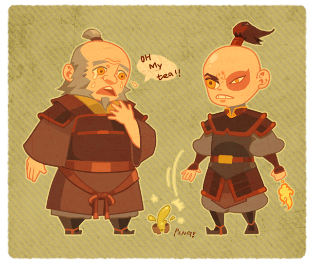 Zuko and uncle Iroh