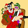 Harley and Riddler by xero87