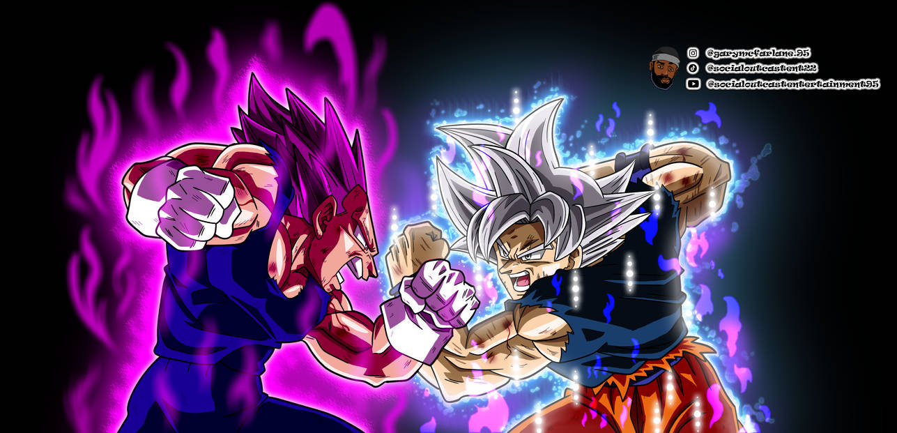 Ui Sign Vegeta Goku vs Vegeta (Ultra Instinct vs Ultra Ego) by GMcFarlane95 on DeviantArt