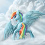 Rainbow in the sky take two