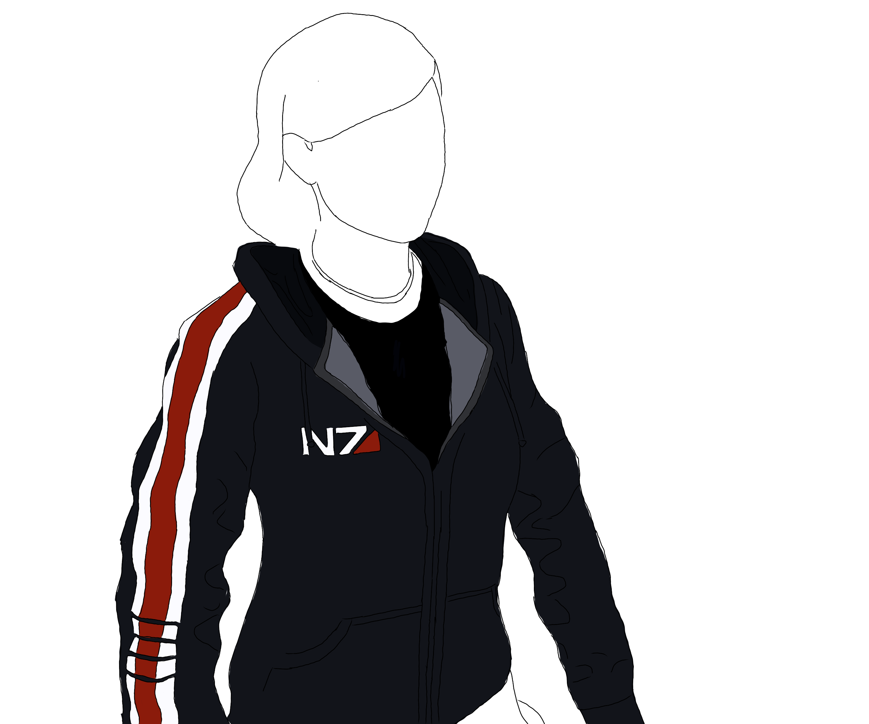 Shepard N7 Hoodie WIP