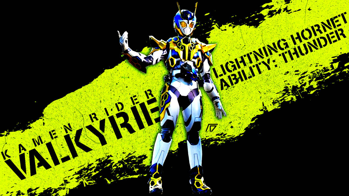 Kamen Rider Lightning Kamen Rider Valkyrie Lightning Hornet Wallpaper by afdryan on DeviantArt