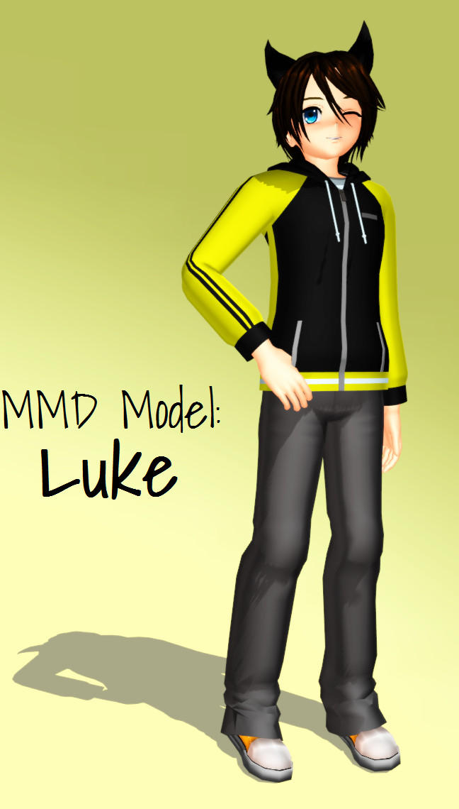 Make Model Luke MMD Model: Luke by xNeonPistolx on DeviantArt