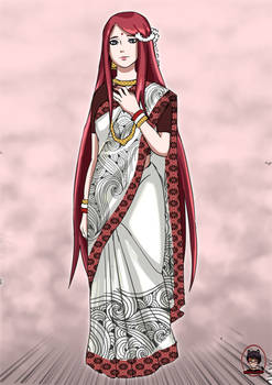 Kushina in saree