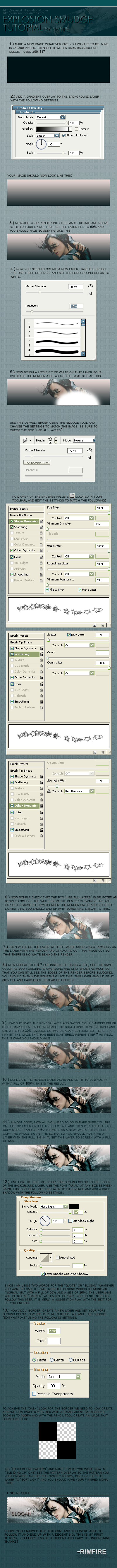 Explosion Smudge Tutorial